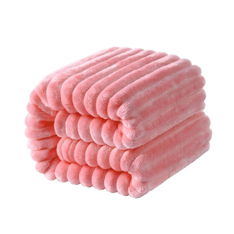Luxury Cream Faux Rabbit Fur Sleep Blanket - Super Soft, Warm and Cozy, Extra Soft Cozy Baby Blanket for Sofa, Bed, Nursery - Ideal Seasonal Gift, Bed Blanket, Luxury Feeling Extra Soft Cozy Baby Blanket