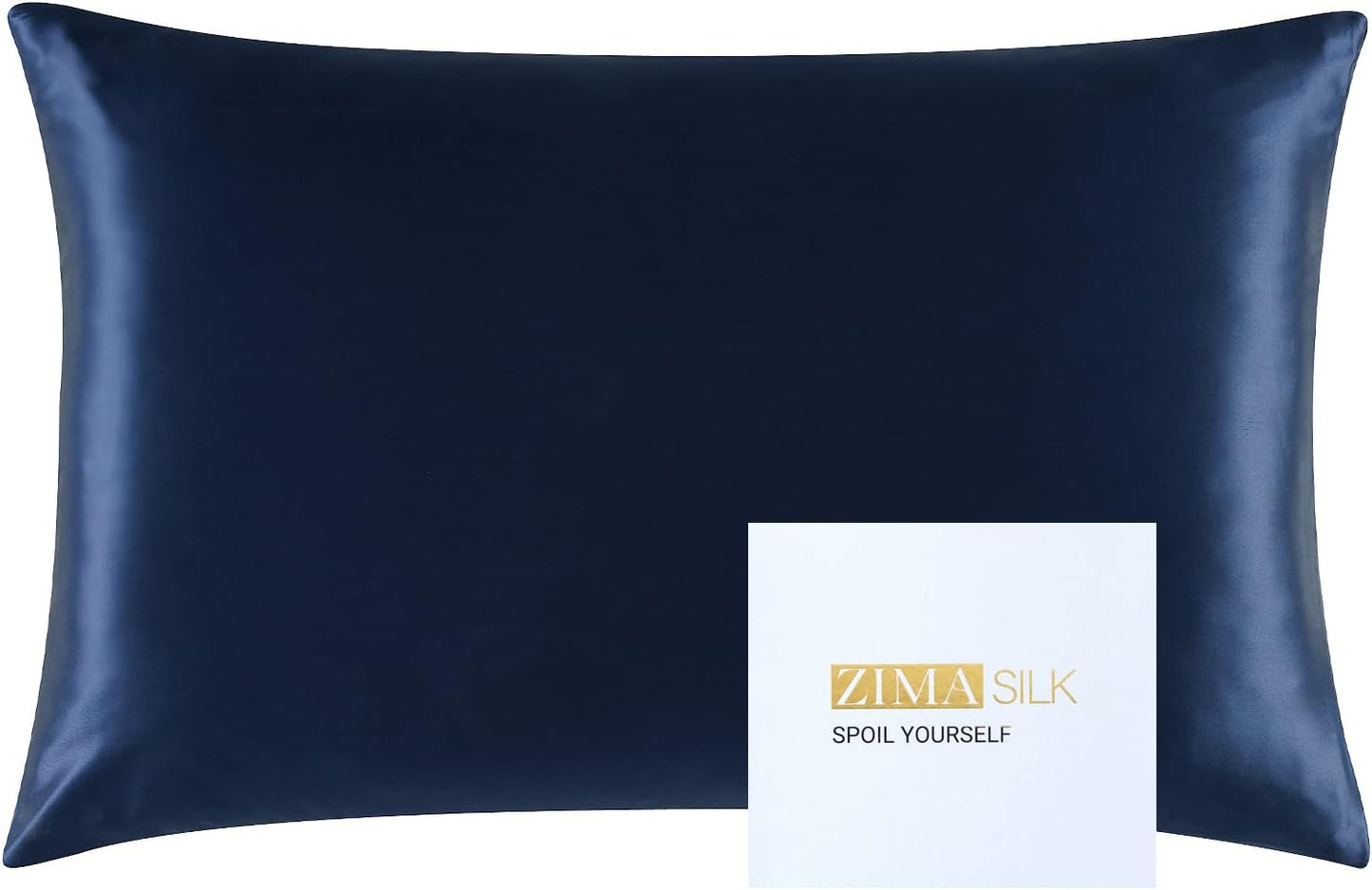 ZIMASILK 25 Momme 100% Pure Mulberry Silk Pillowcase for Hair and Skin Heath, Best Gift Choice, Highest Grade 6A Silk, 900 Thread Count, 1Pc (Standard 20''X26'', Taupe)