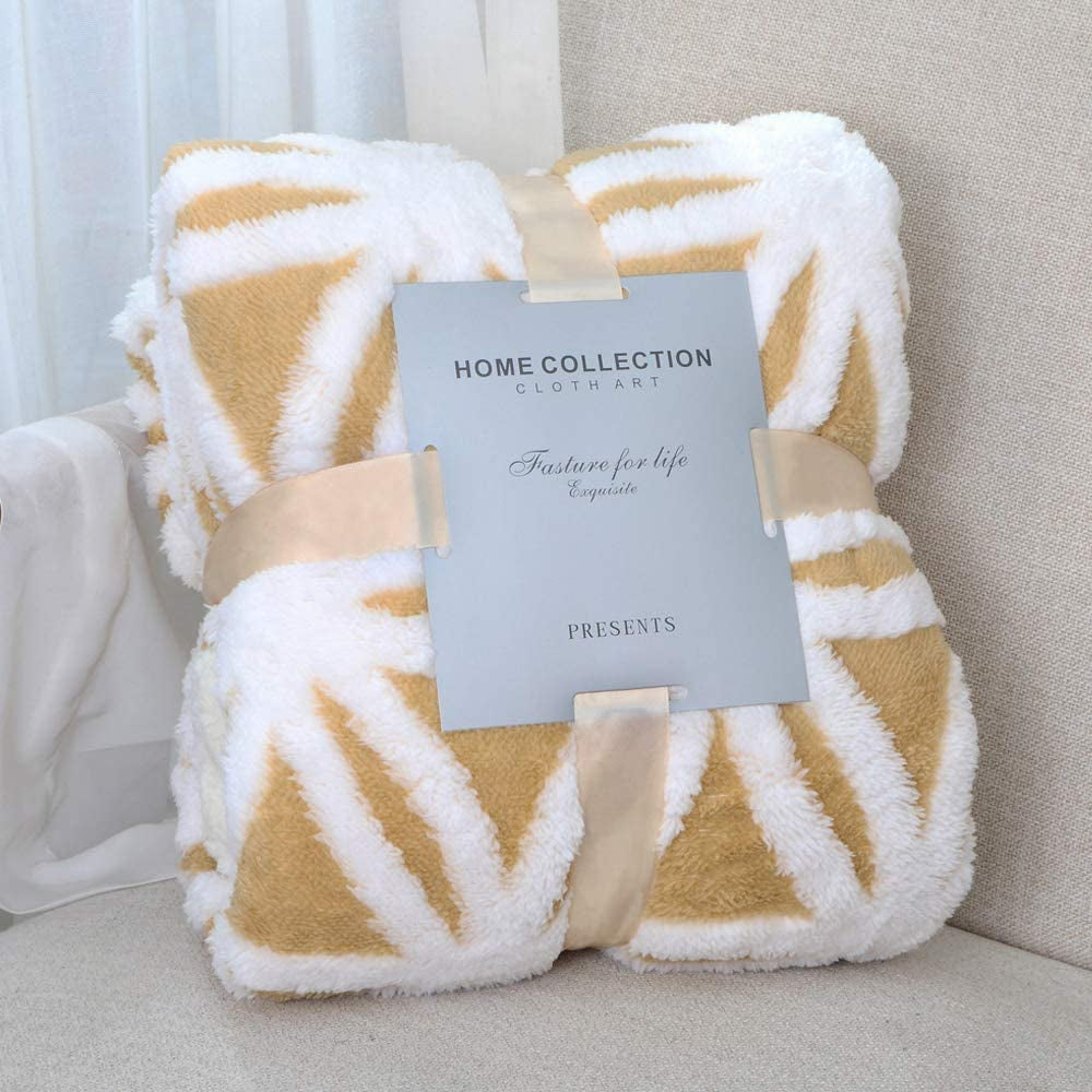 LOMAO Sherpa Fleece Blanket Fuzzy Soft Throw Blanket Dual Sided Blanket for Couch Sofa Bed (Navy, 90''X90'')