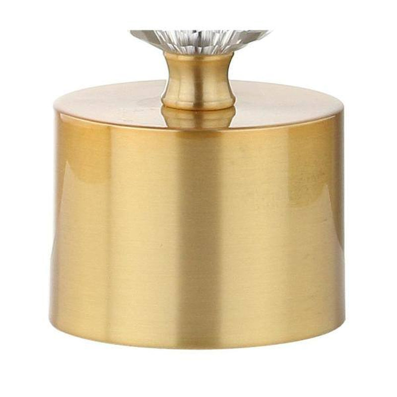 Ashley 25.25 In. Crystal Table Lamp, Clear/Brass