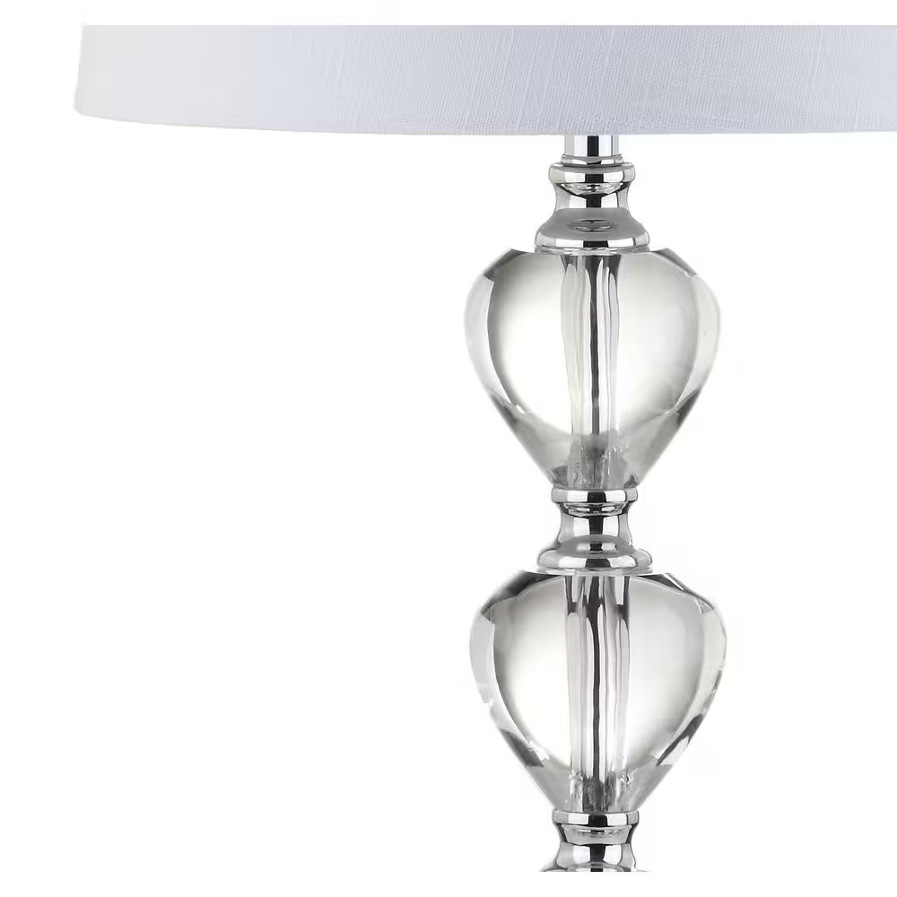 Cole 27 In. H Clear/Chrome Crystal Table Lamp