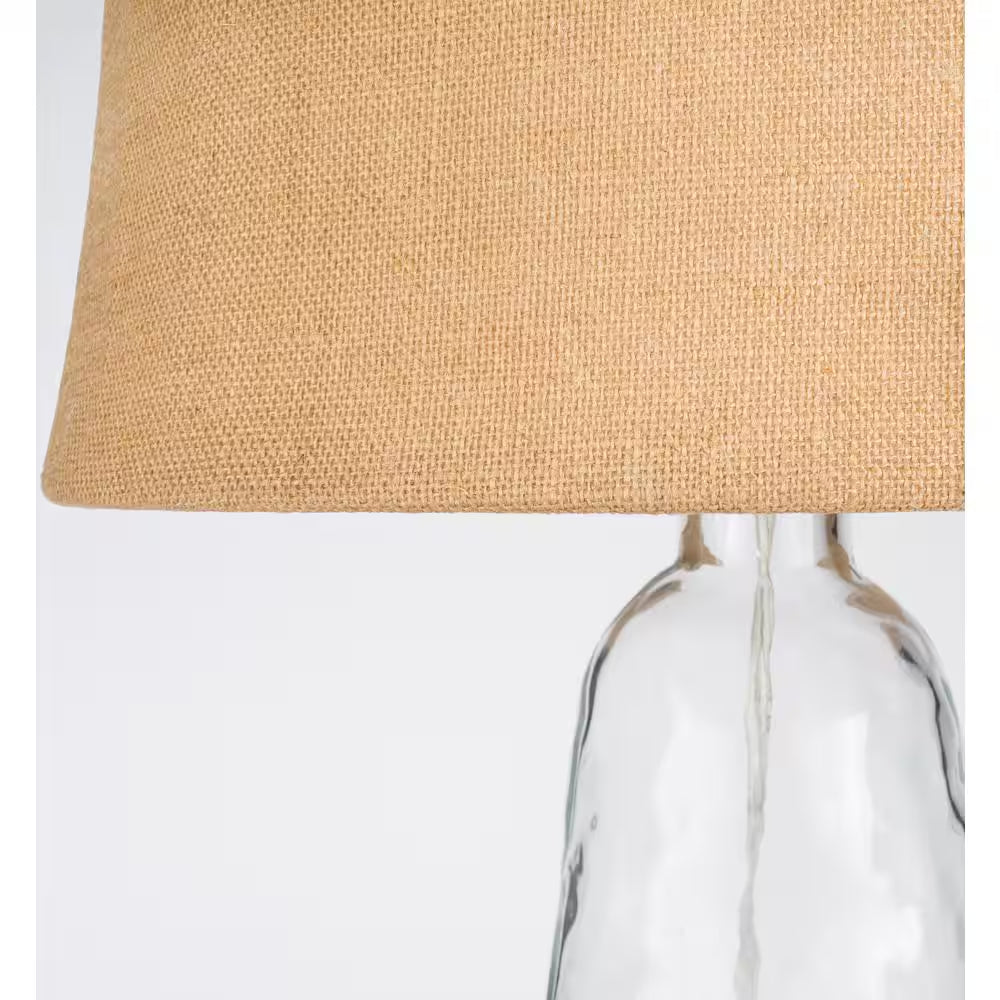 Marinette 33 In. Clear Glass Table Lamp