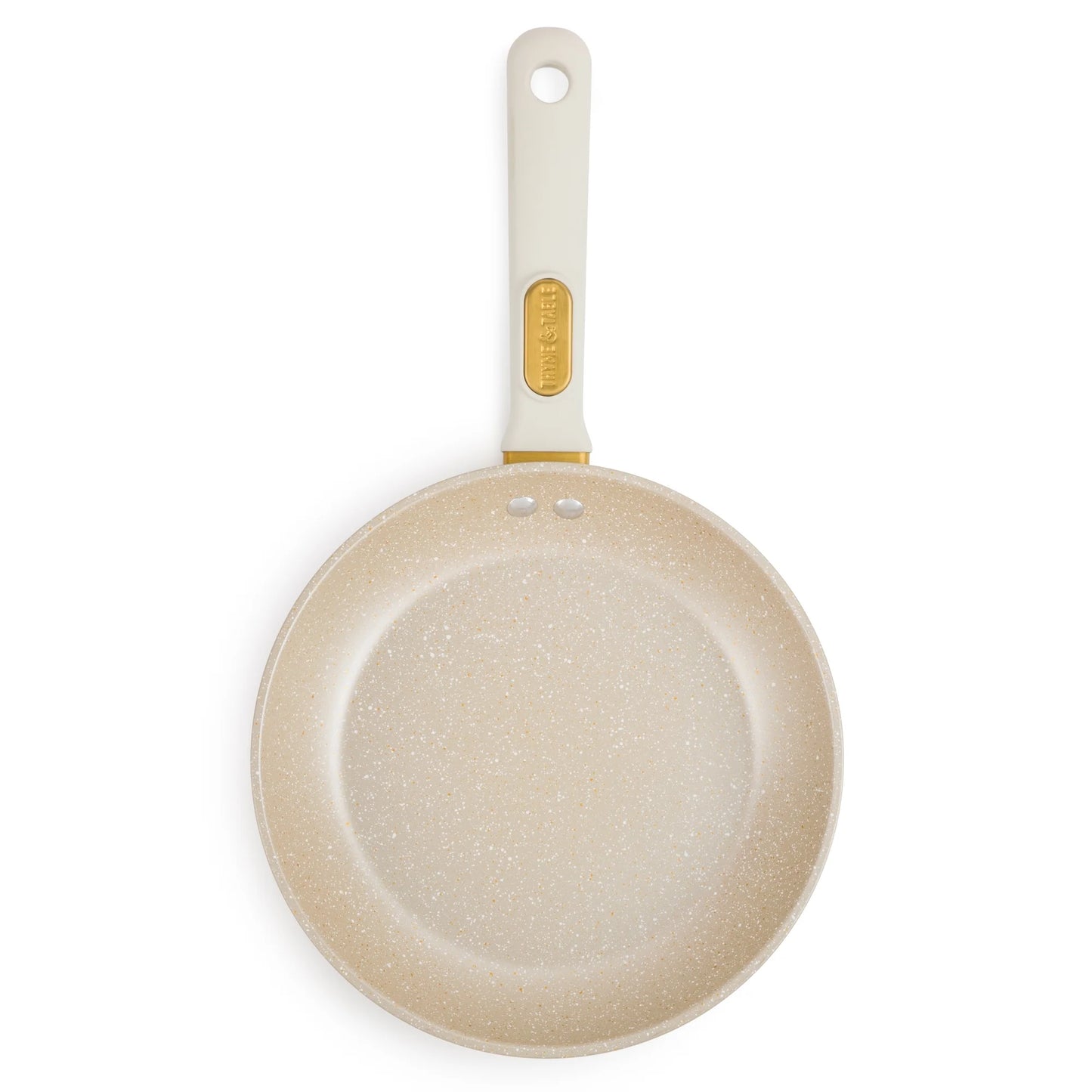 Granite Collection 8" Fry Pan Non-Stick - Taupe & Gold
