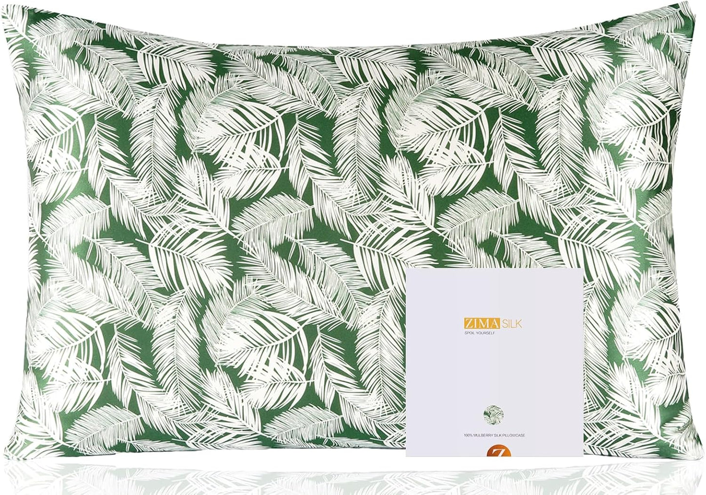 ZIMASILK 100% Pure Mulberry Silk Pillowcase for Hair and Skin Health, Soft and Smooth, Both Sides Premium Grade 6A Silk, 600 Thread Count, with Hidden Zipper, 1Pc (Queen 20''X30'', Taupe)
