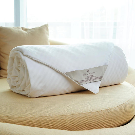 CUDDLE DREAMS Silk Comforter for Spring/Summer/Fall, 100% Long-Strand Silk Filling, Natural & Breathable (Full Size)