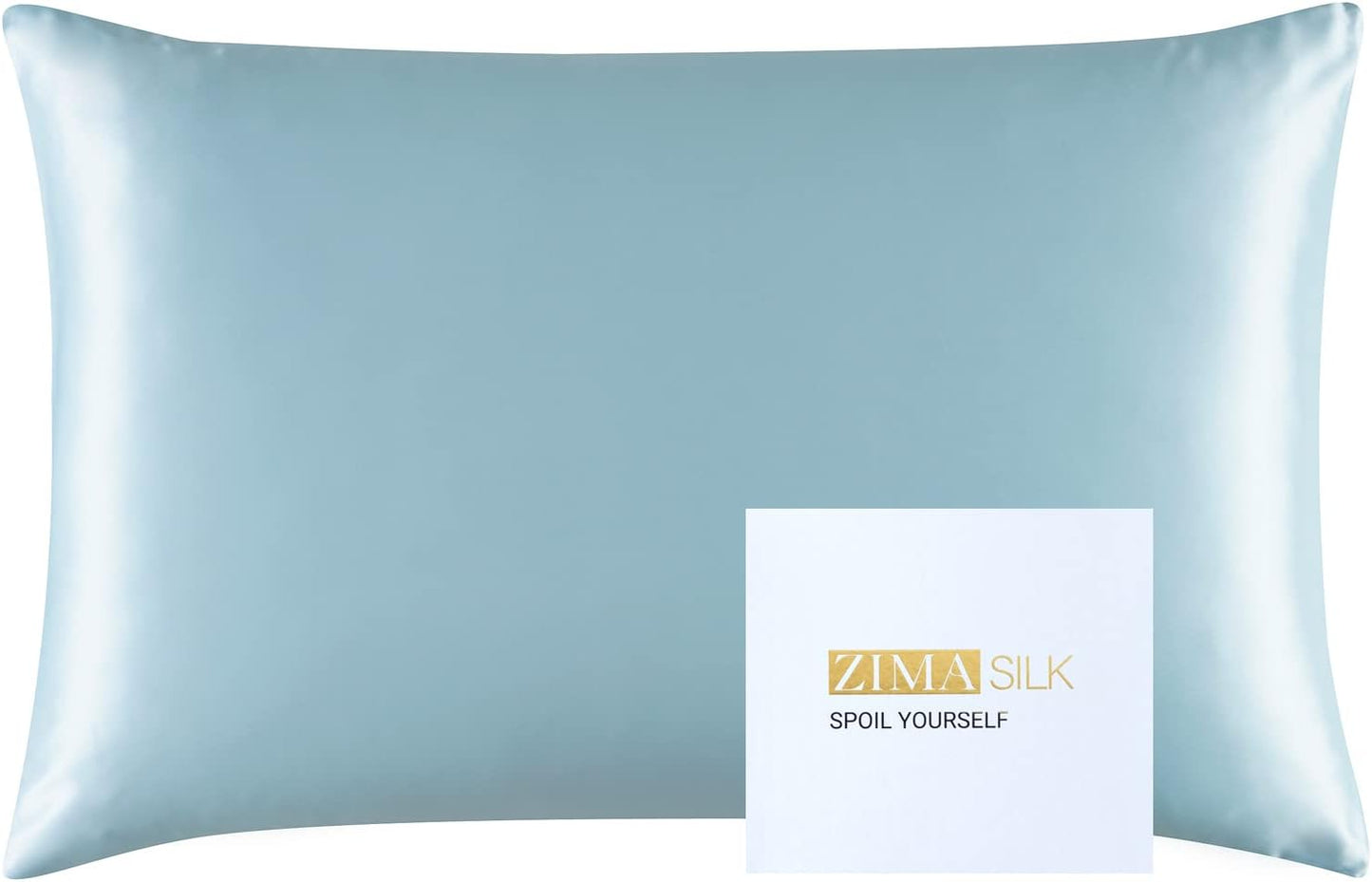 ZIMASILK 25 Momme 100% Pure Mulberry Silk Pillowcase for Hair and Skin Heath, Best Gift Choice, Highest Grade 6A Silk, 900 Thread Count, 1Pc (Standard 20''X26'', Taupe)