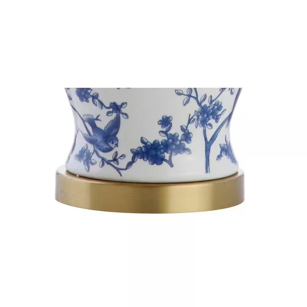 Penelope 22 In. Blue/White Chinoiserie Table Lamp