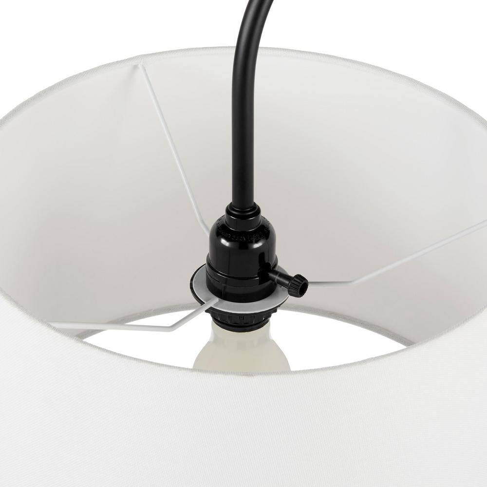 Carver 58 In. Black Downbridge Floor Lamp