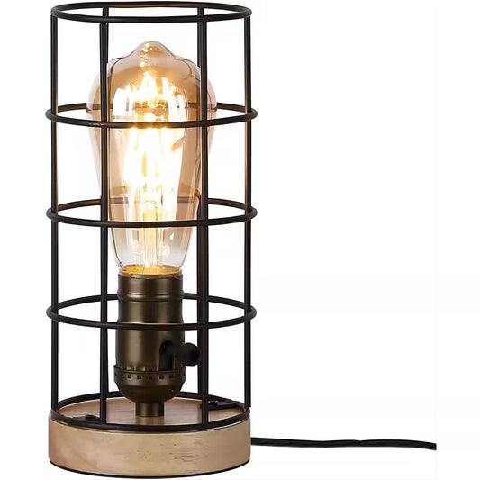 8.66 In. Black Architect Small Table Lamp
