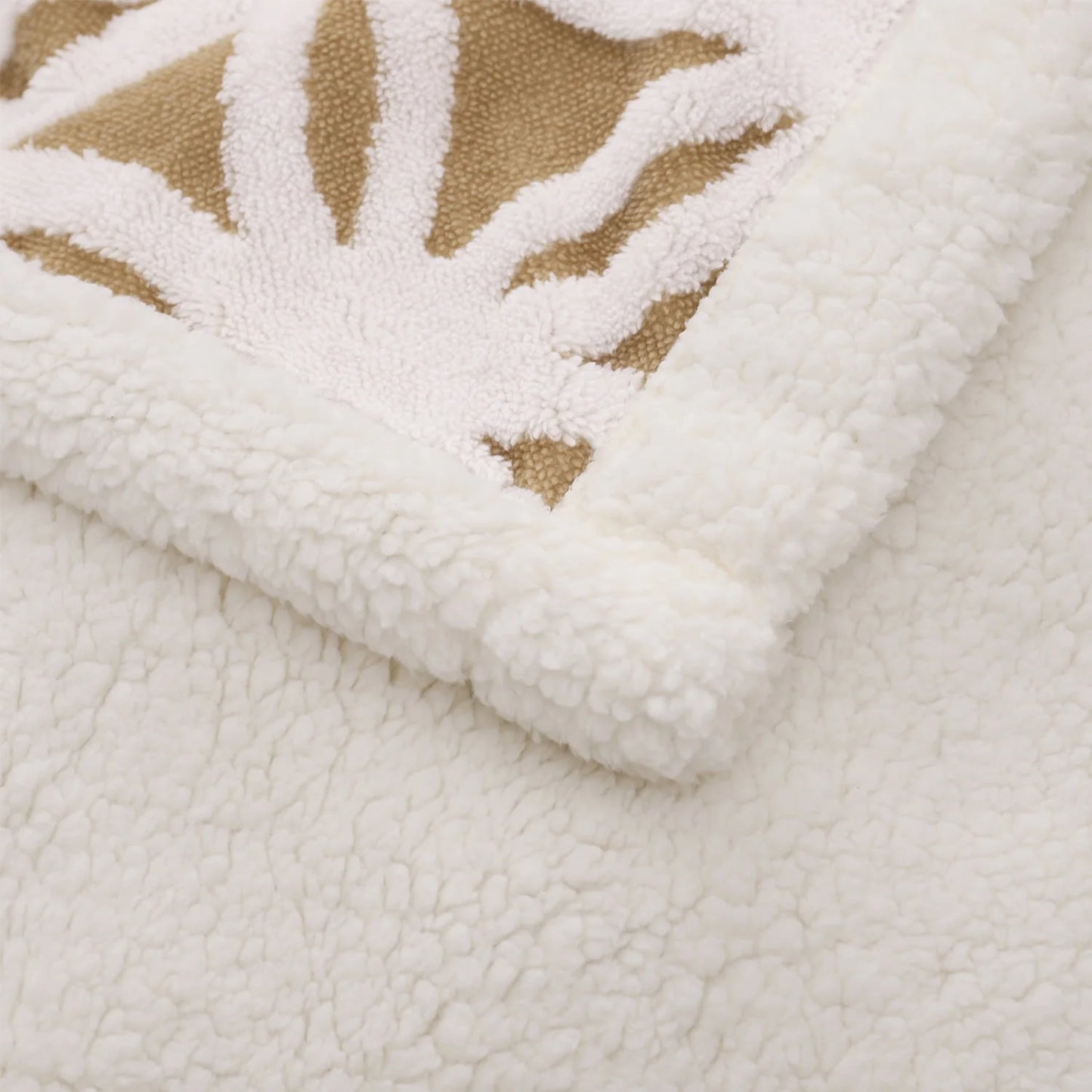 Sherpa Fleece Blanket Fuzzy Soft Throw Blanket Dual Sided Blanket for Couch Sofa Bed (Khaki,51"X63")