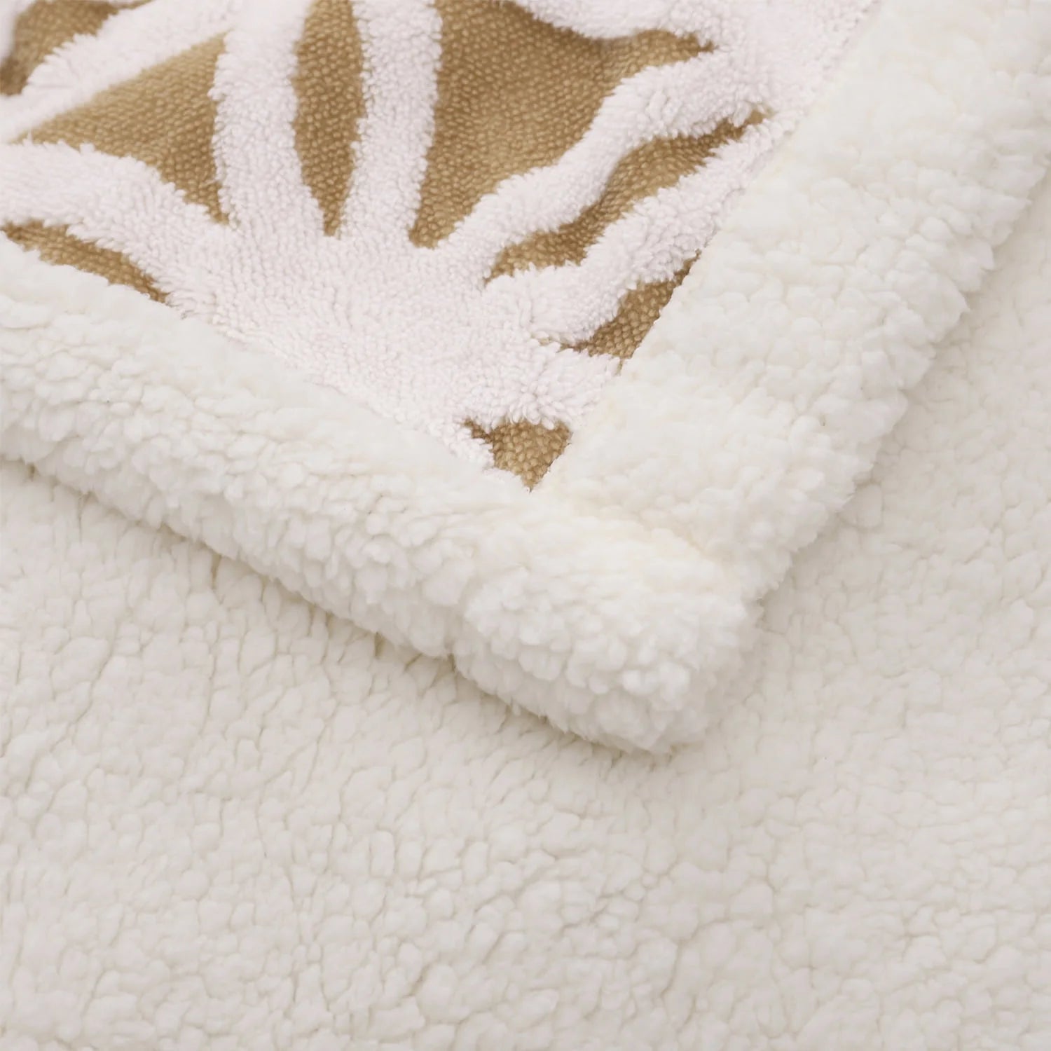 Sherpa Fleece Blanket Fuzzy Soft Throw Blanket Dual Sided Blanket for Couch Sofa Bed (Khaki,51"X63")
